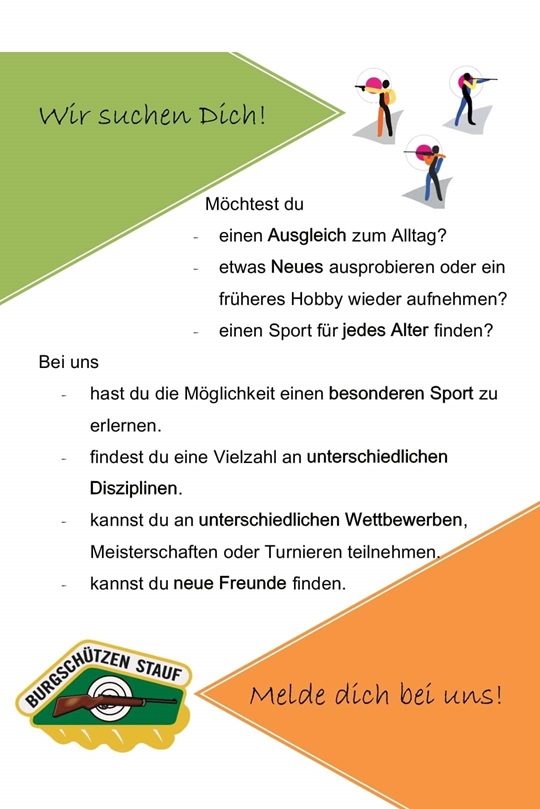 Wir suchen dich